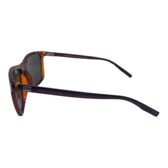 MERRY’S Unisex Polarized Aluminum Sunglasses Leopard Frame Brown Lens & Temples - Picture 9 of 12